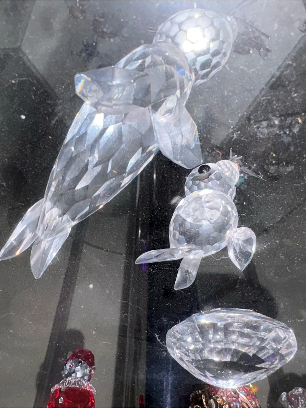 Swarovski Retired Mom and Baby Seals, Mint, Have to Check if Boxes